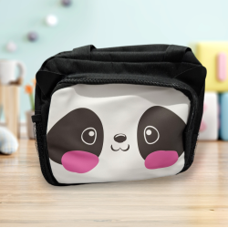 τσάντα μεταφοράς φαγητού μαύρο panda