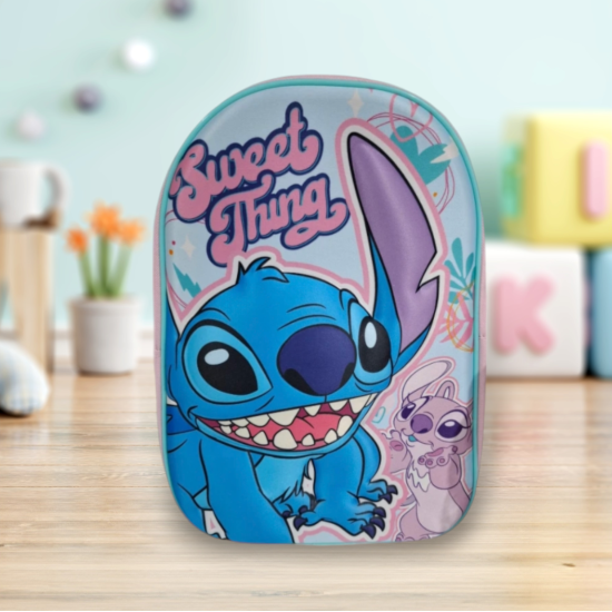 παιδική τσάντα νηπίου ροζ lilo&stitch disney