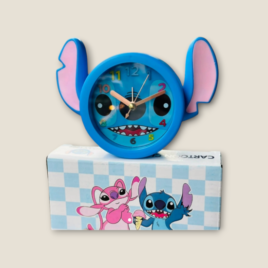 παιδικό επιτραπέζιο ρολόι stitch